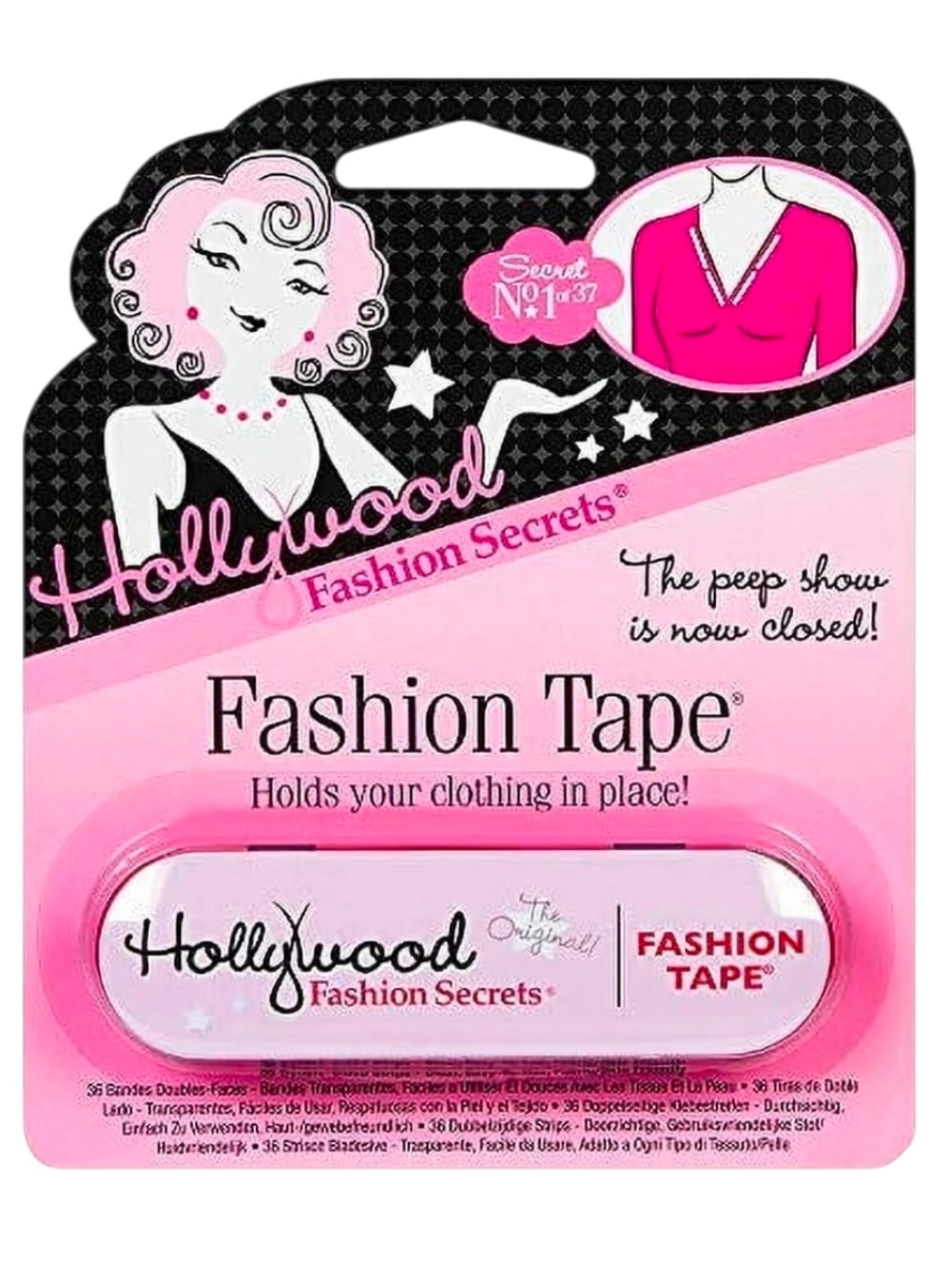 Hollywood Fashion Secrets Medical Quality Double-Stick Fashion Tape 36 strips